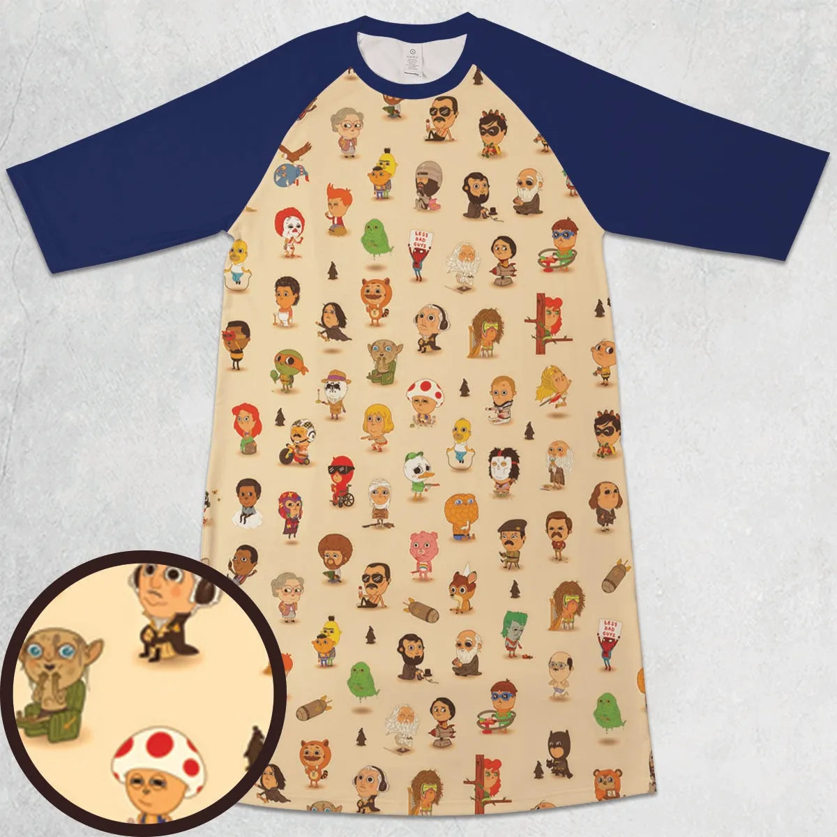 3/4 Sleeve Raglan Dress - STMFFD7Z