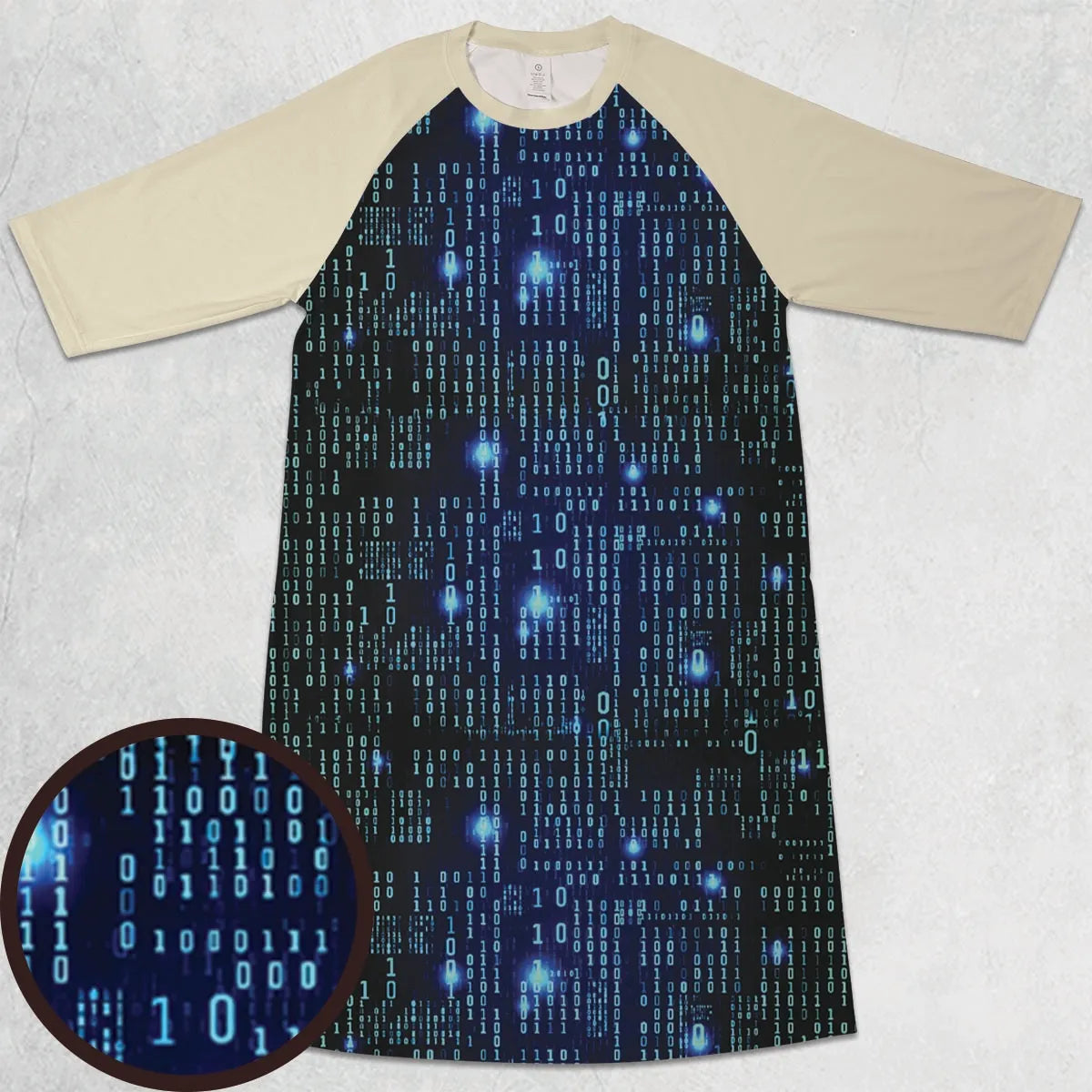 3/4 Sleeve Raglan Dress - BMTTR1U6
