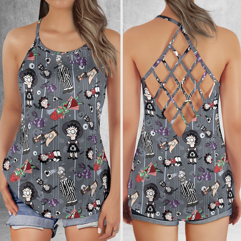 Criss Cross Tank Top - VH2YNM47 -  - 1
