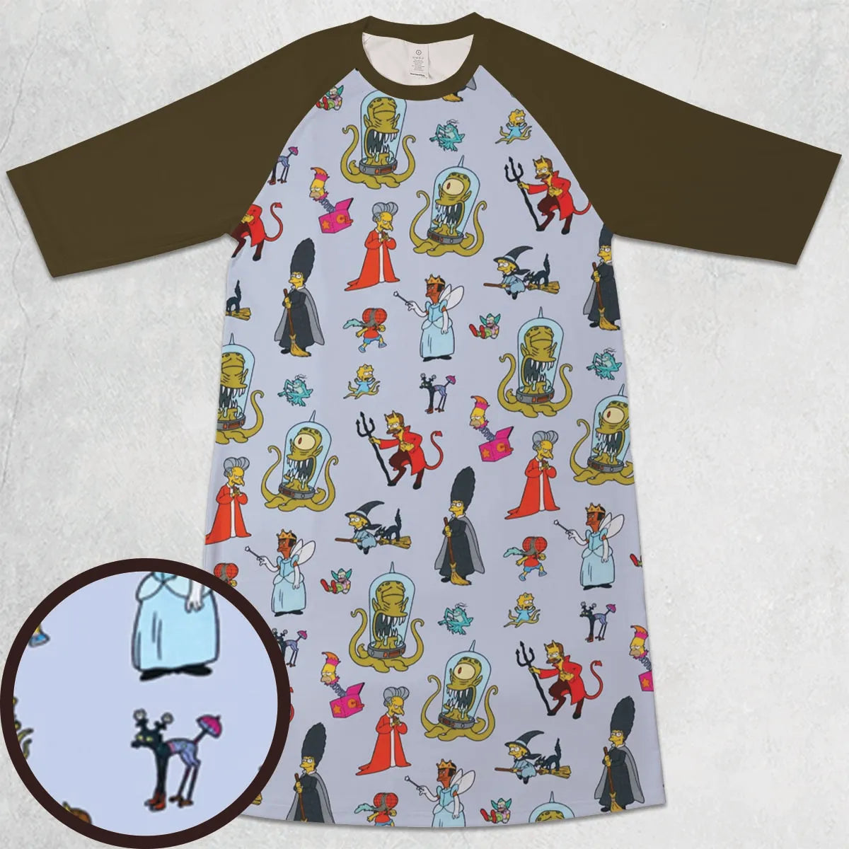 3/4 Sleeve Raglan Dress - AACEMHXP