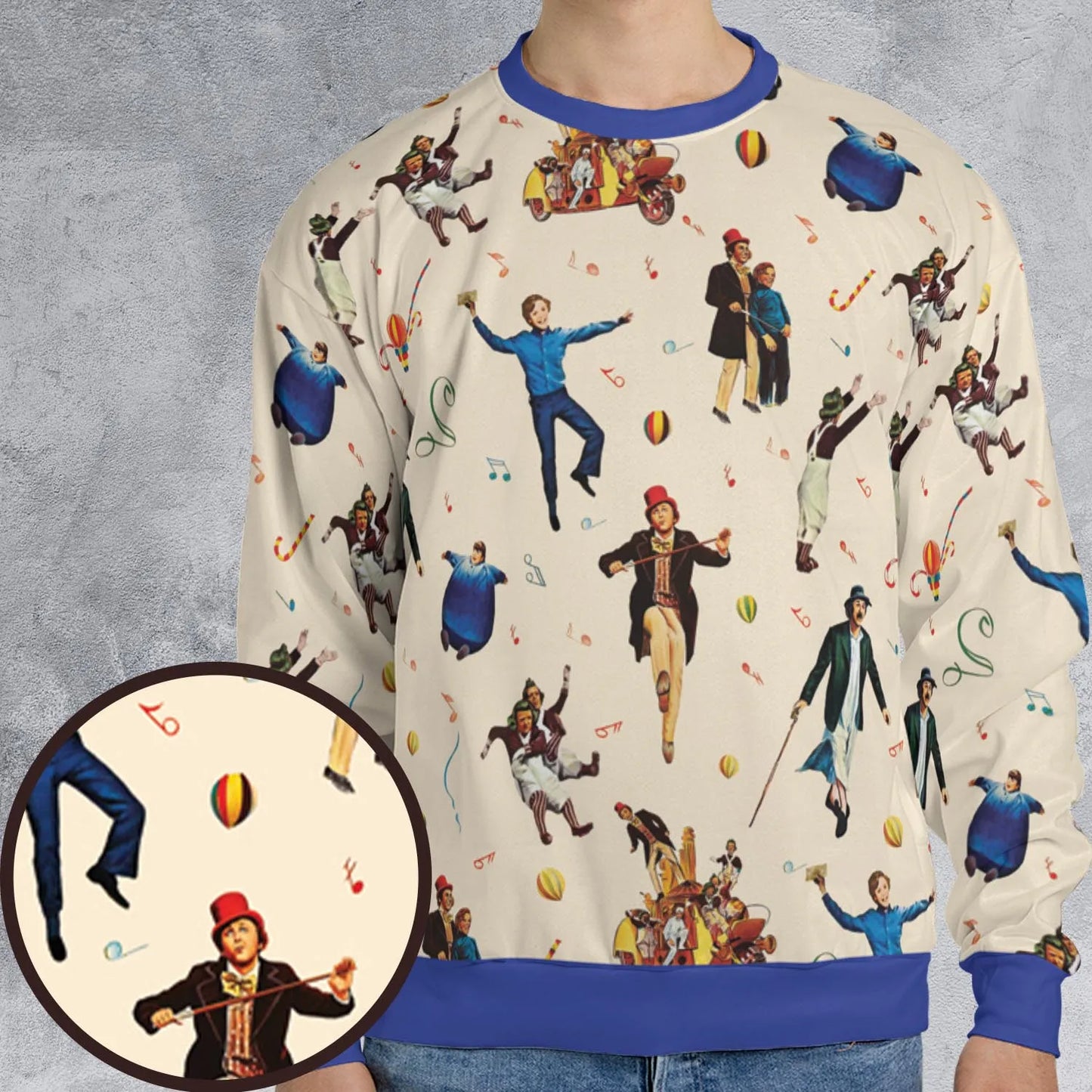 All-over Print Sweatshirt - 4N6F1VHZ