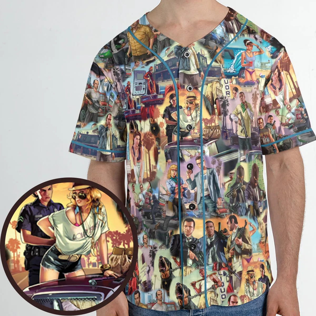Unisex Baseball Jersey - CVE4N8DW