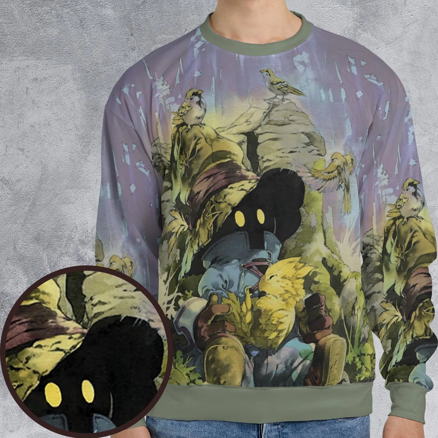 All-over Print Sweatshirt - QZE7474F