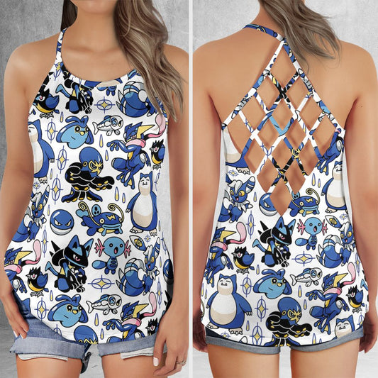 Criss Cross Tank Top - SW8FMG14 -  - 1