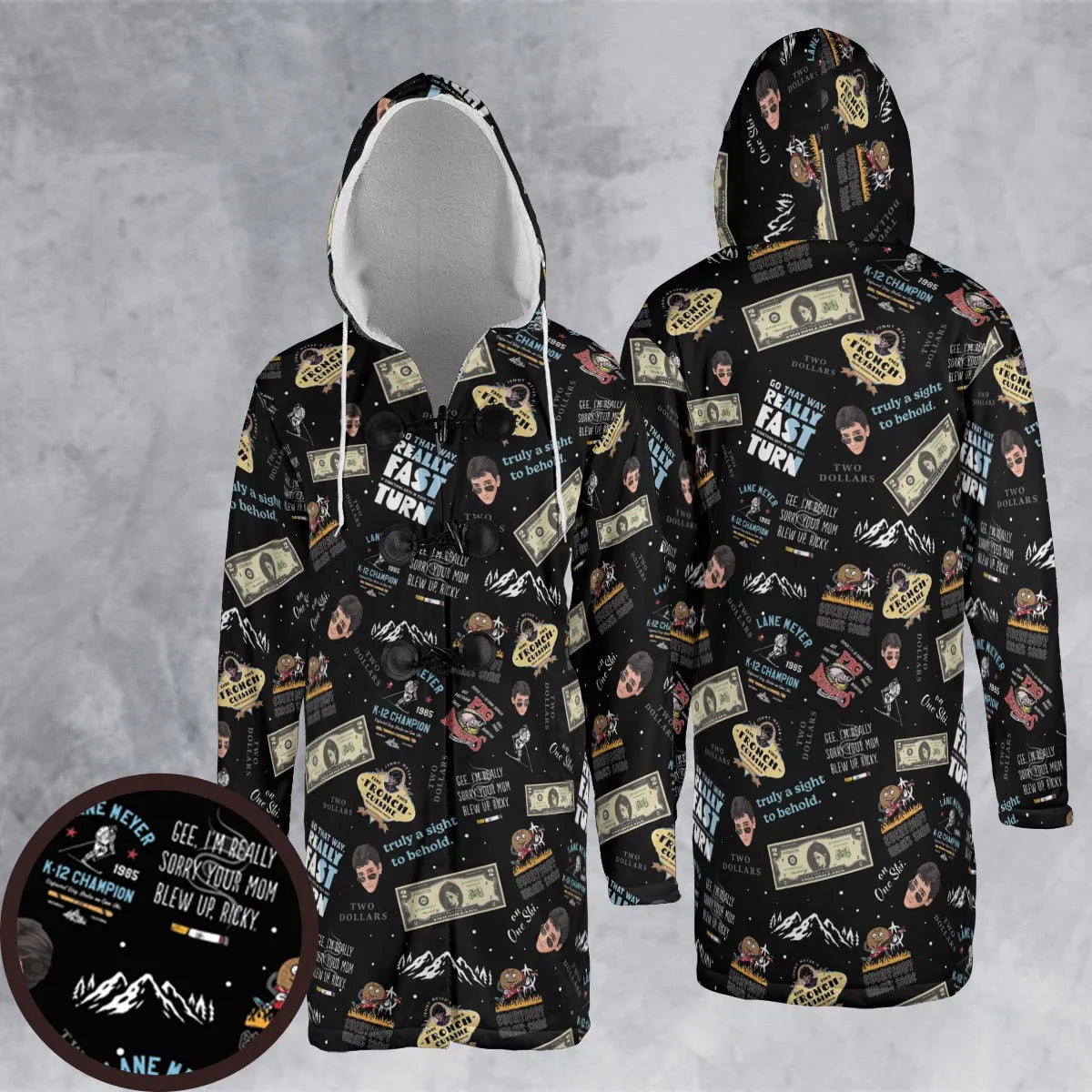 Hooded Cloak Coat - Q91SRDY8