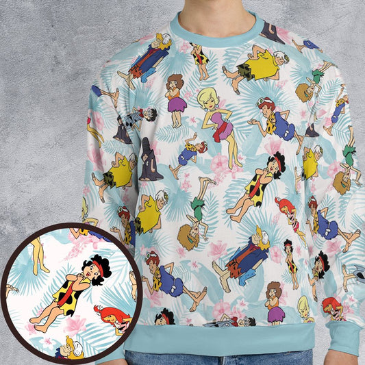 All-over Print Sweatshirt - P8MWM3C8 -  - 1