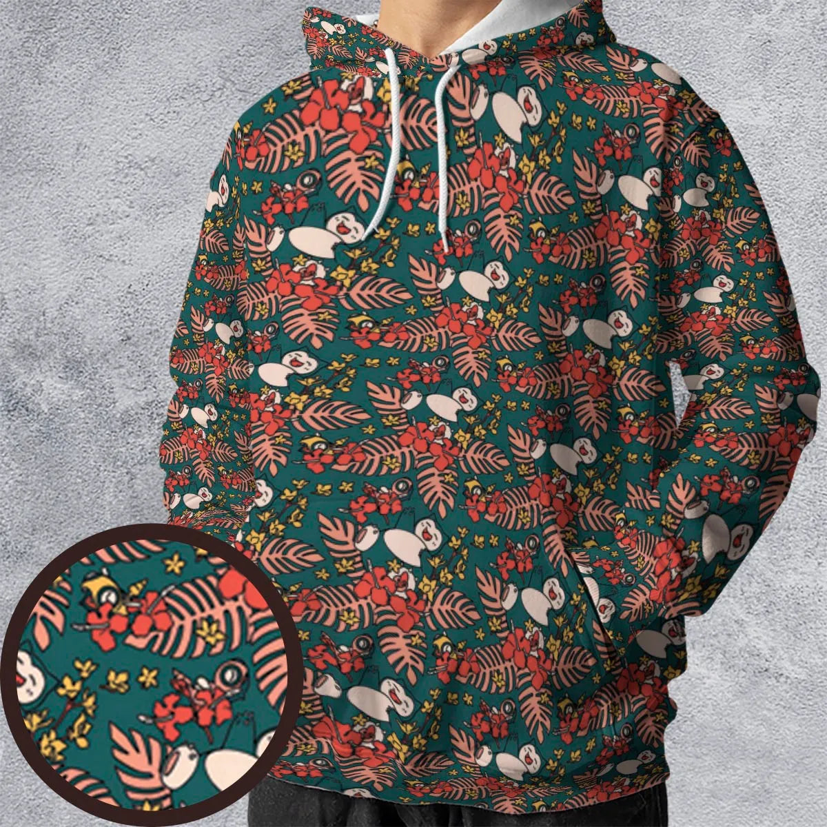 All-over Print Hoodie - V5HL487R