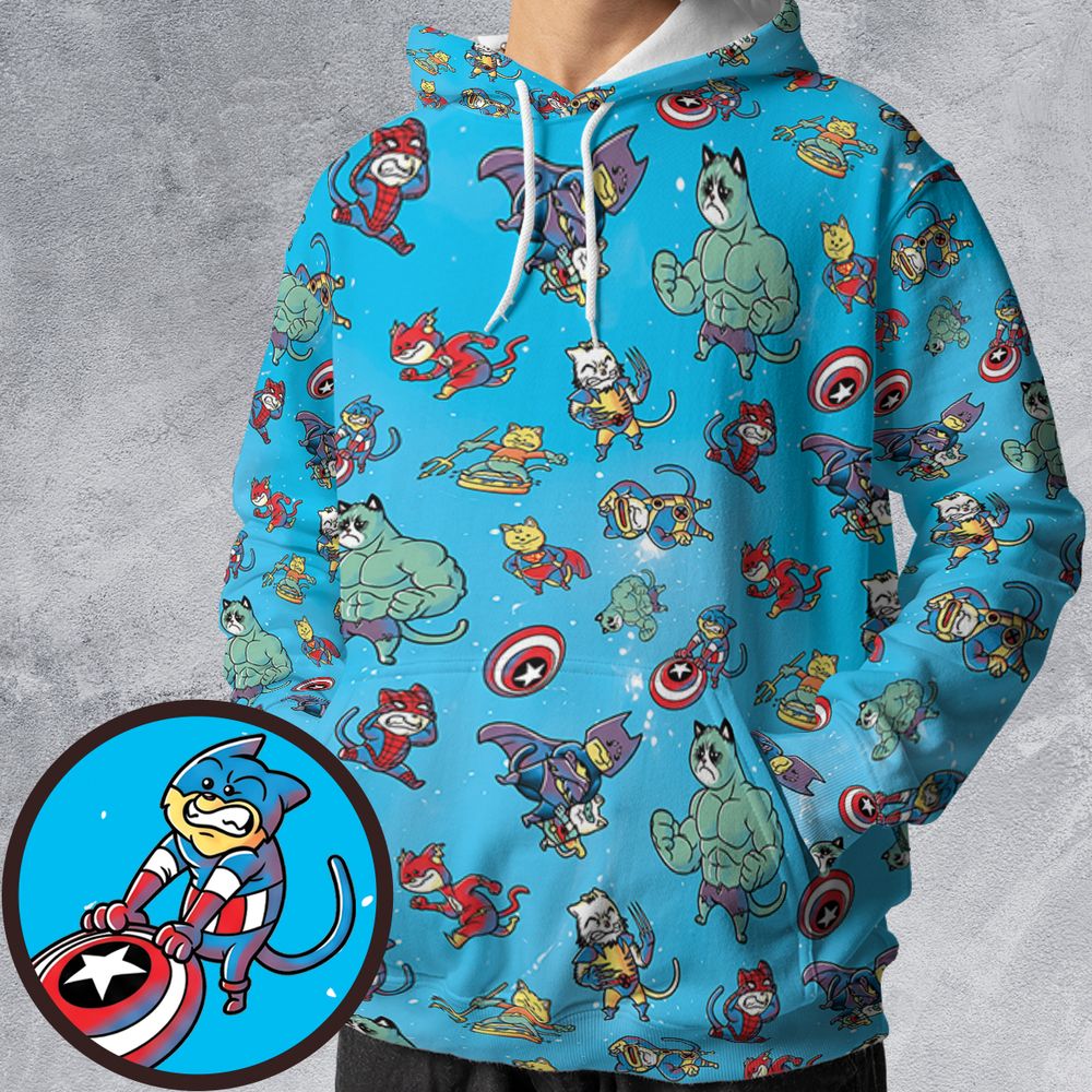 All-over Print Hoodie - 4G7D9AYC -  - 1