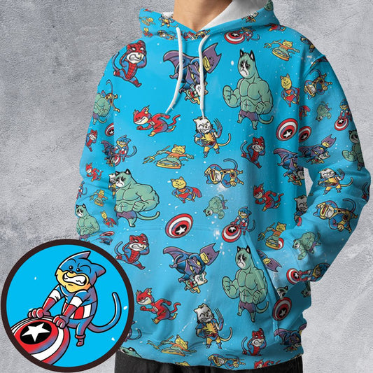 All-over Print Hoodie - 4G7D9AYC -  - 1