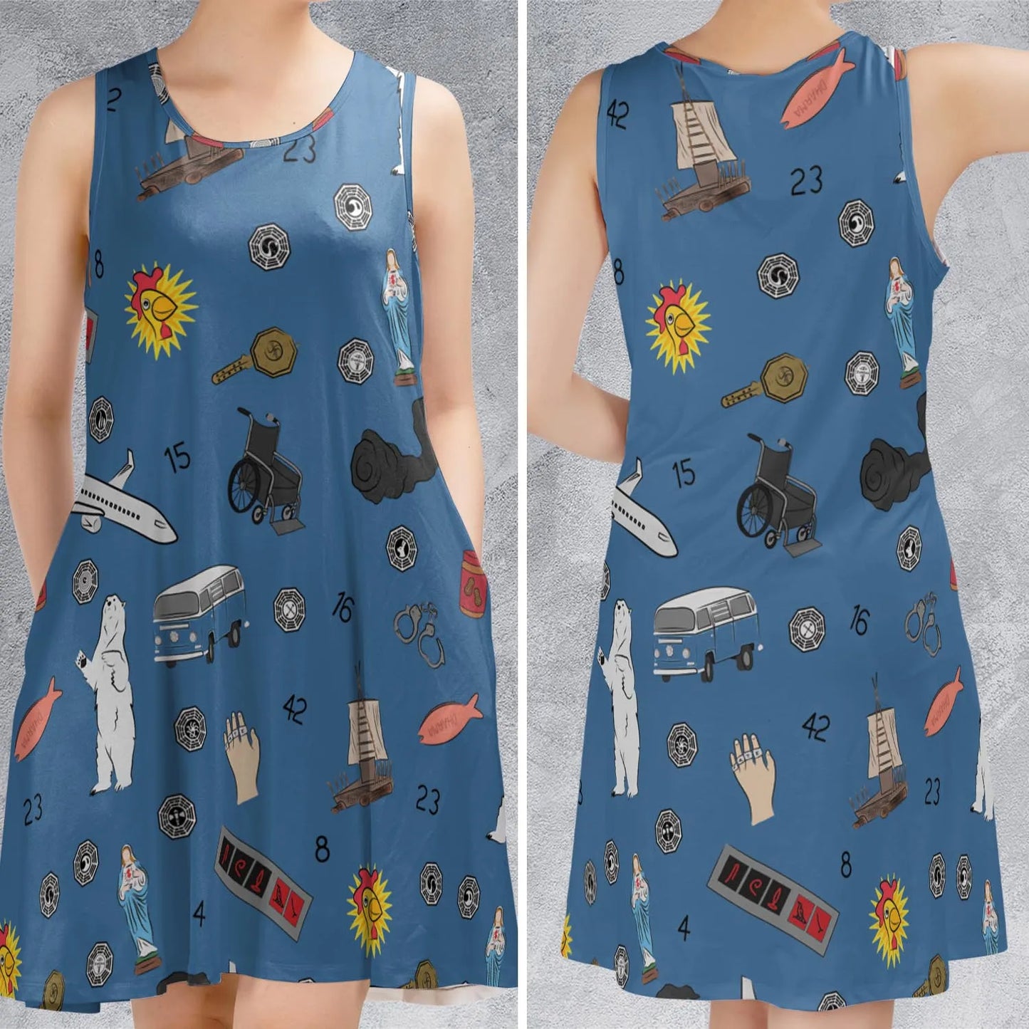 Sleeveless Dress - KVR9Q4QN