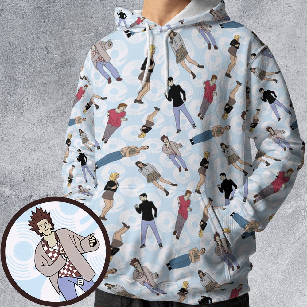 All-over Print Hoodie - RE3D6JWA -  - 1