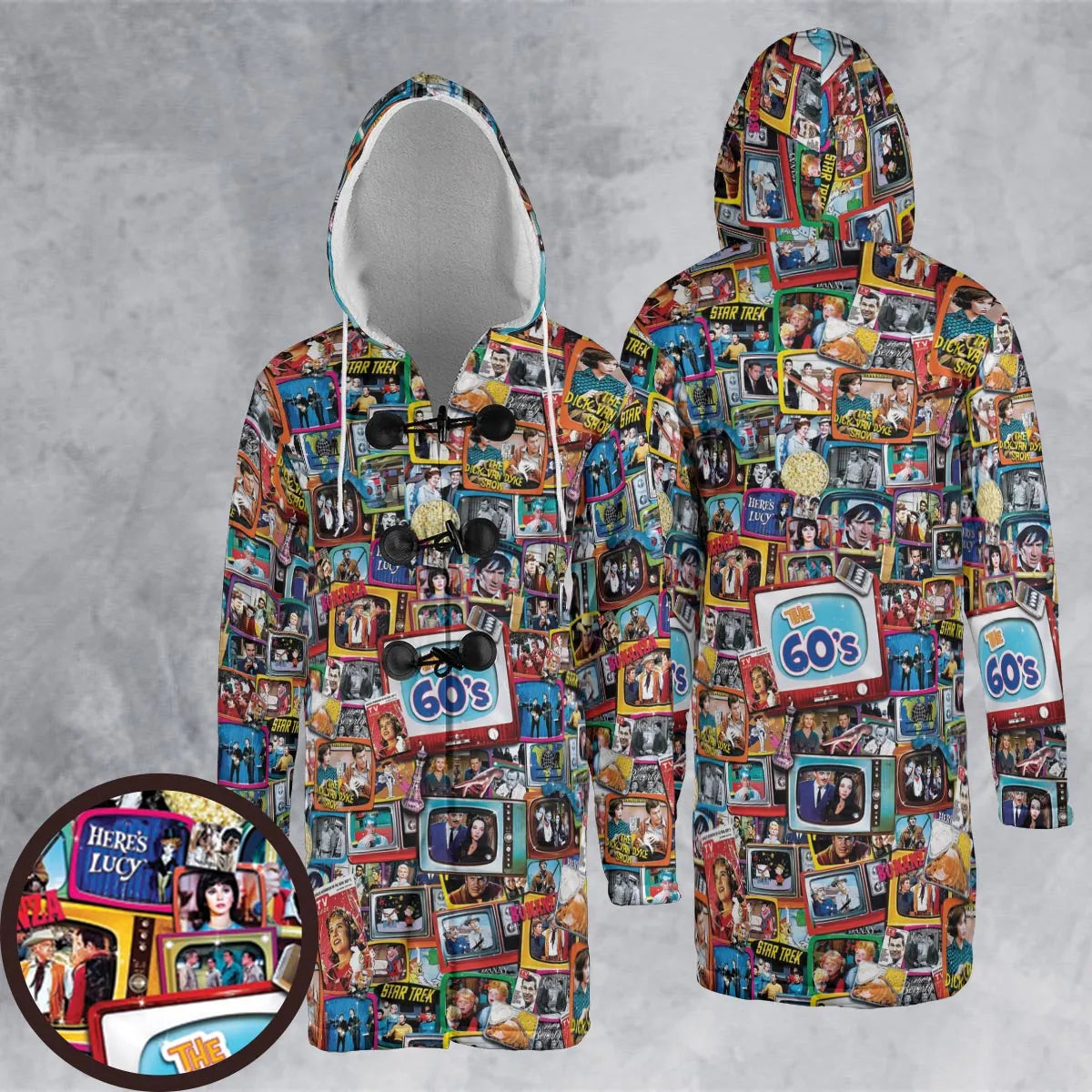 Hooded Cloak Coat - 52BJ864S