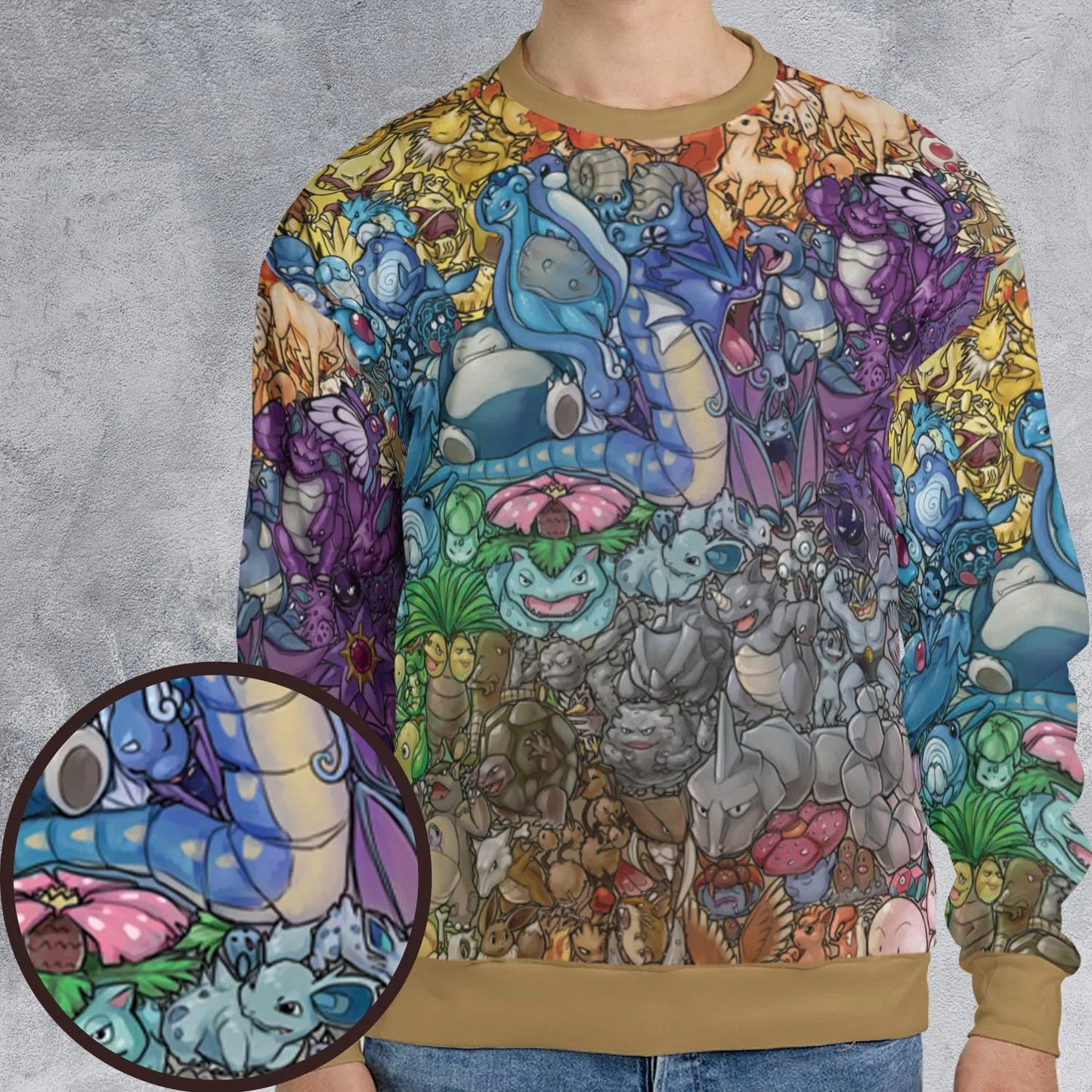 All-over Print Sweatshirt - 9Q329DAU