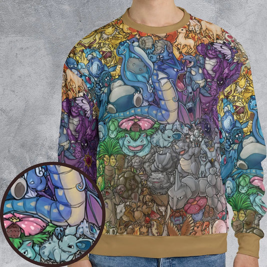 All-over Print Sweatshirt - 9Q329DAU