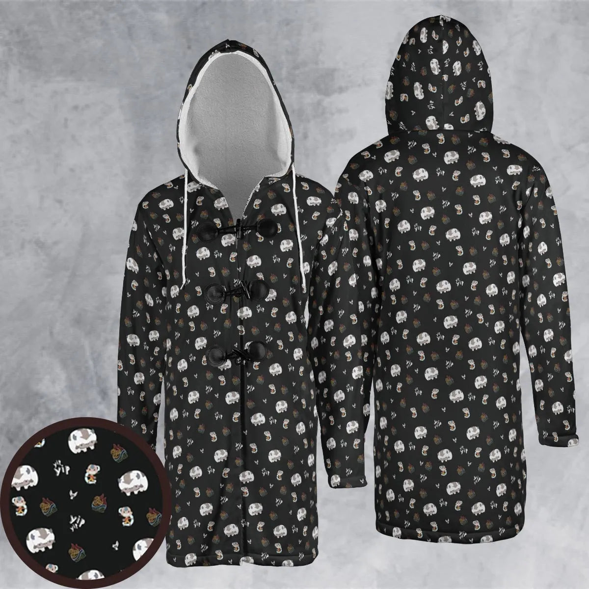 Hooded Cloak Coat - D76ACNFC