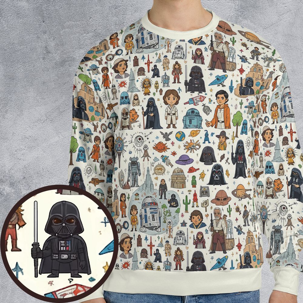 All-over Print Sweatshirt - 2A9VY7XF -  - 1