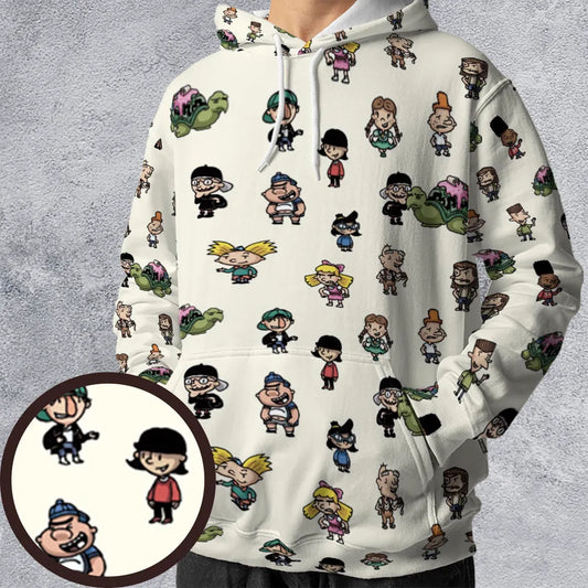 All-over Print Hoodie - 8BW6ZVXU