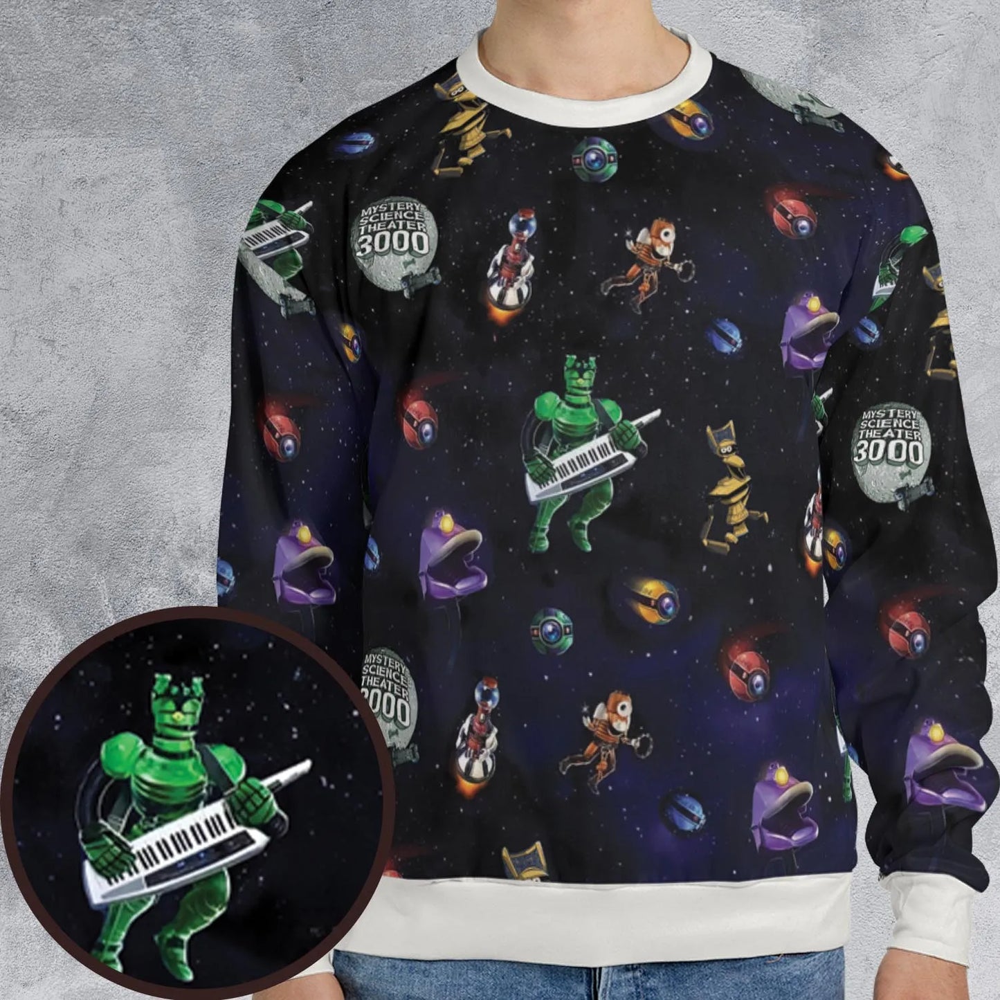 All-over Print Sweatshirt - MS1US5V9
