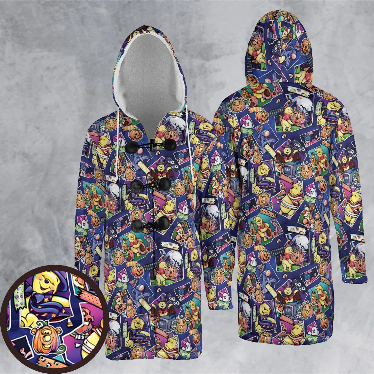 Hooded Cloak Coat - D95AFLCV