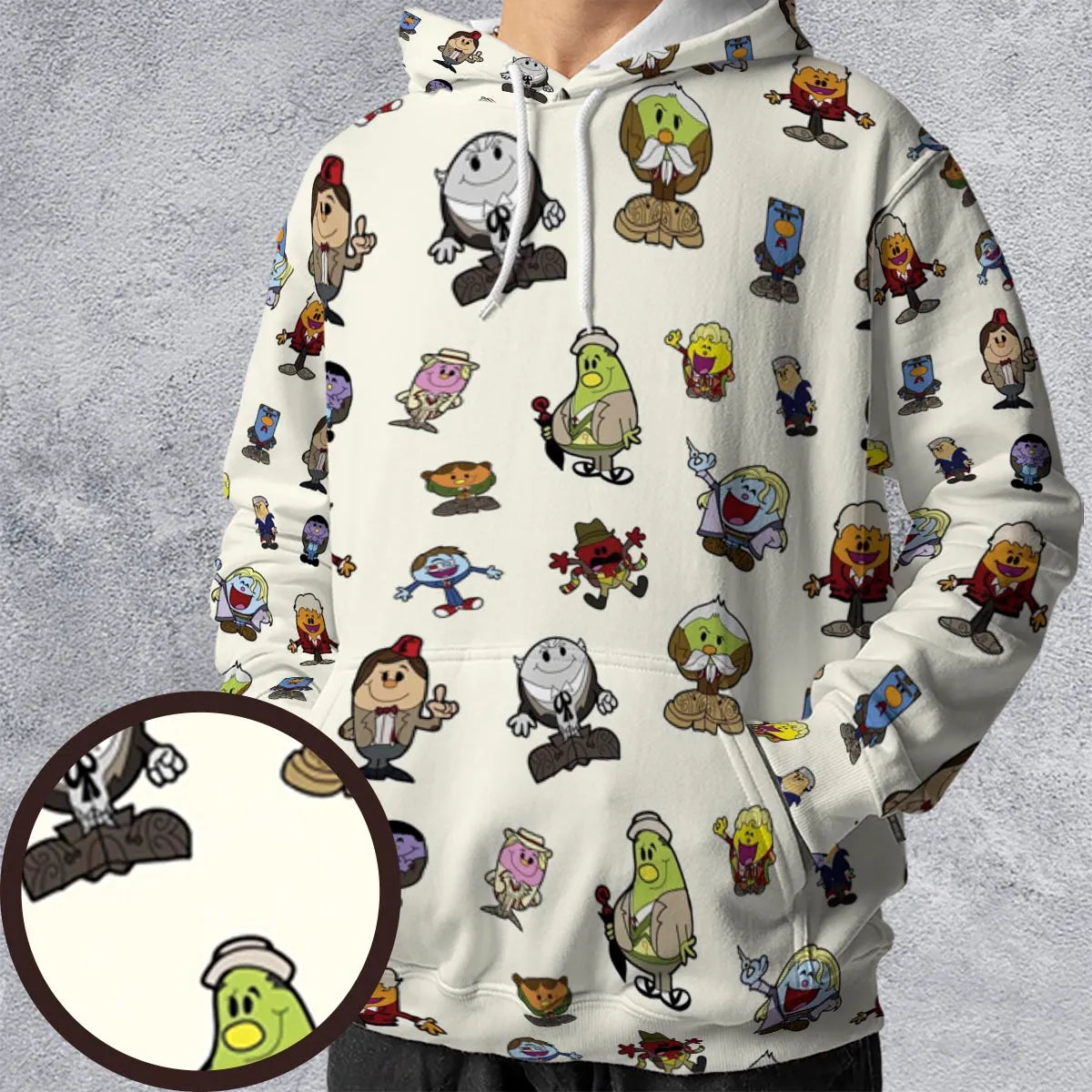 All-over Print Hoodie - 8QP1HXTY