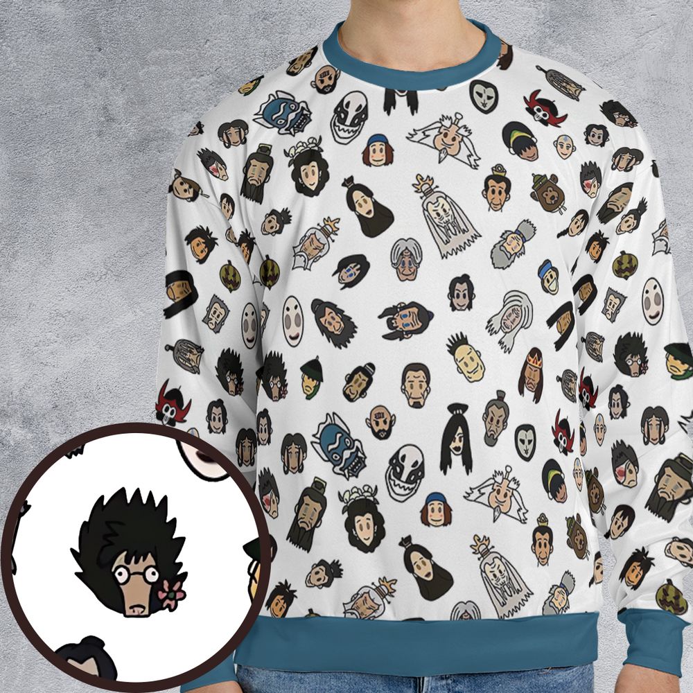 All-over Print Sweatshirt - HNG542QY -  - 1