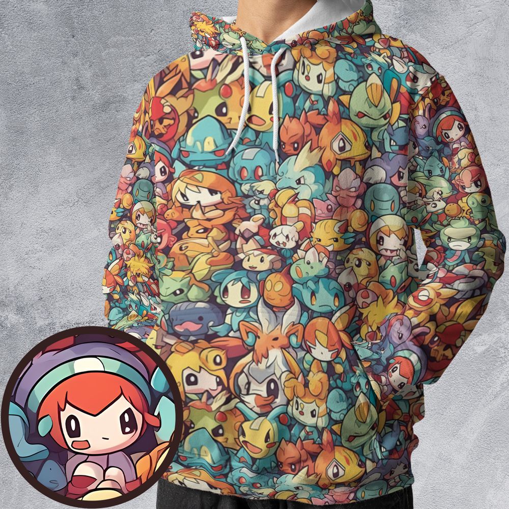All-over Print Hoodie - 58DQKZSV -  - 1