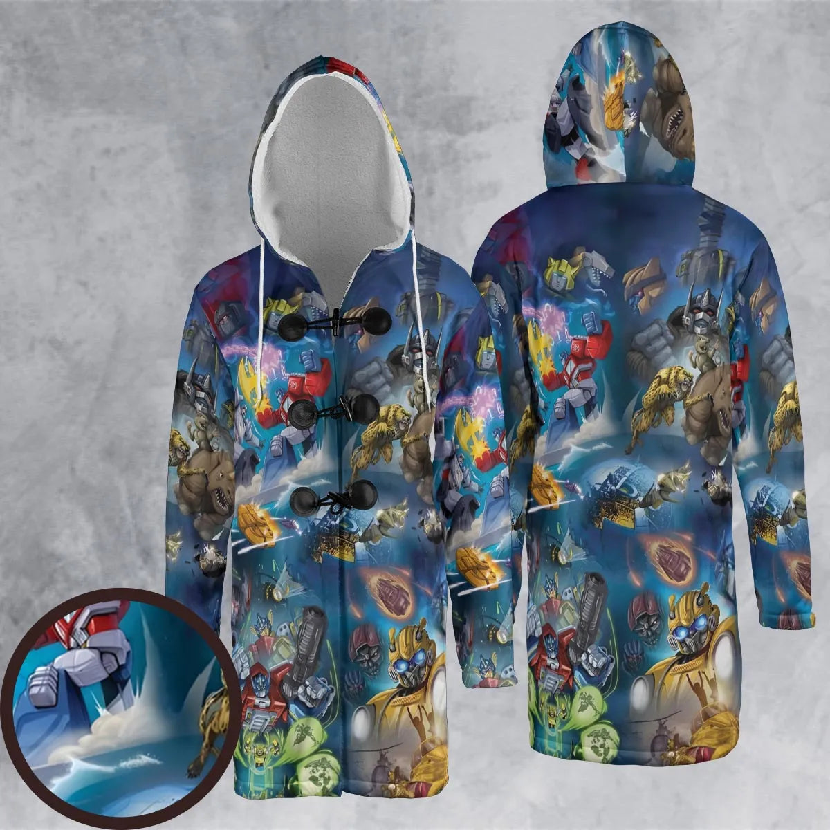 Hooded Cloak Coat - D9CNQ9XY