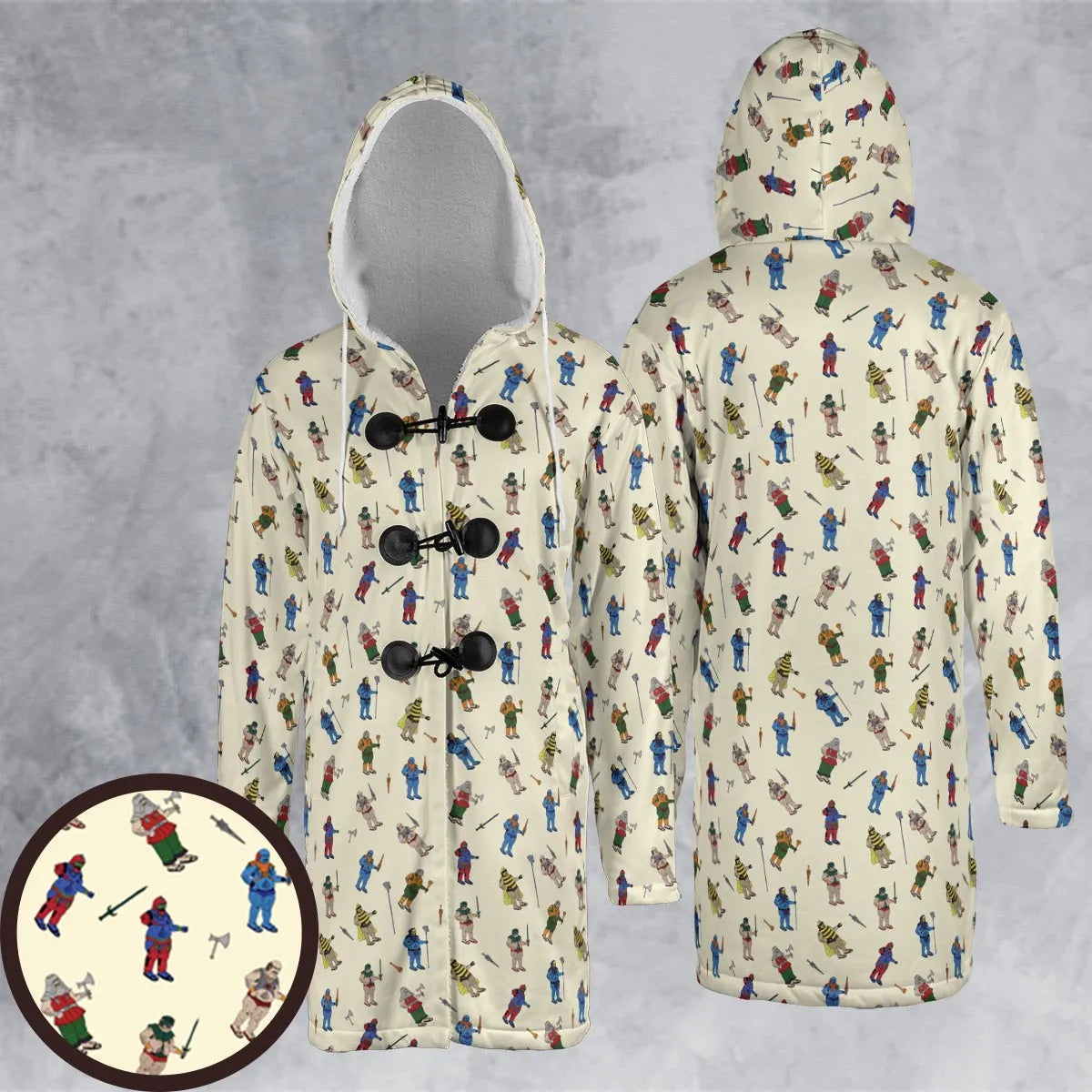 Hooded Cloak Coat - NH1R4J8V