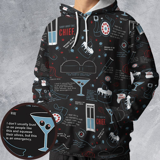All-over Print Hoodie - L5D5WAKD -  - 1