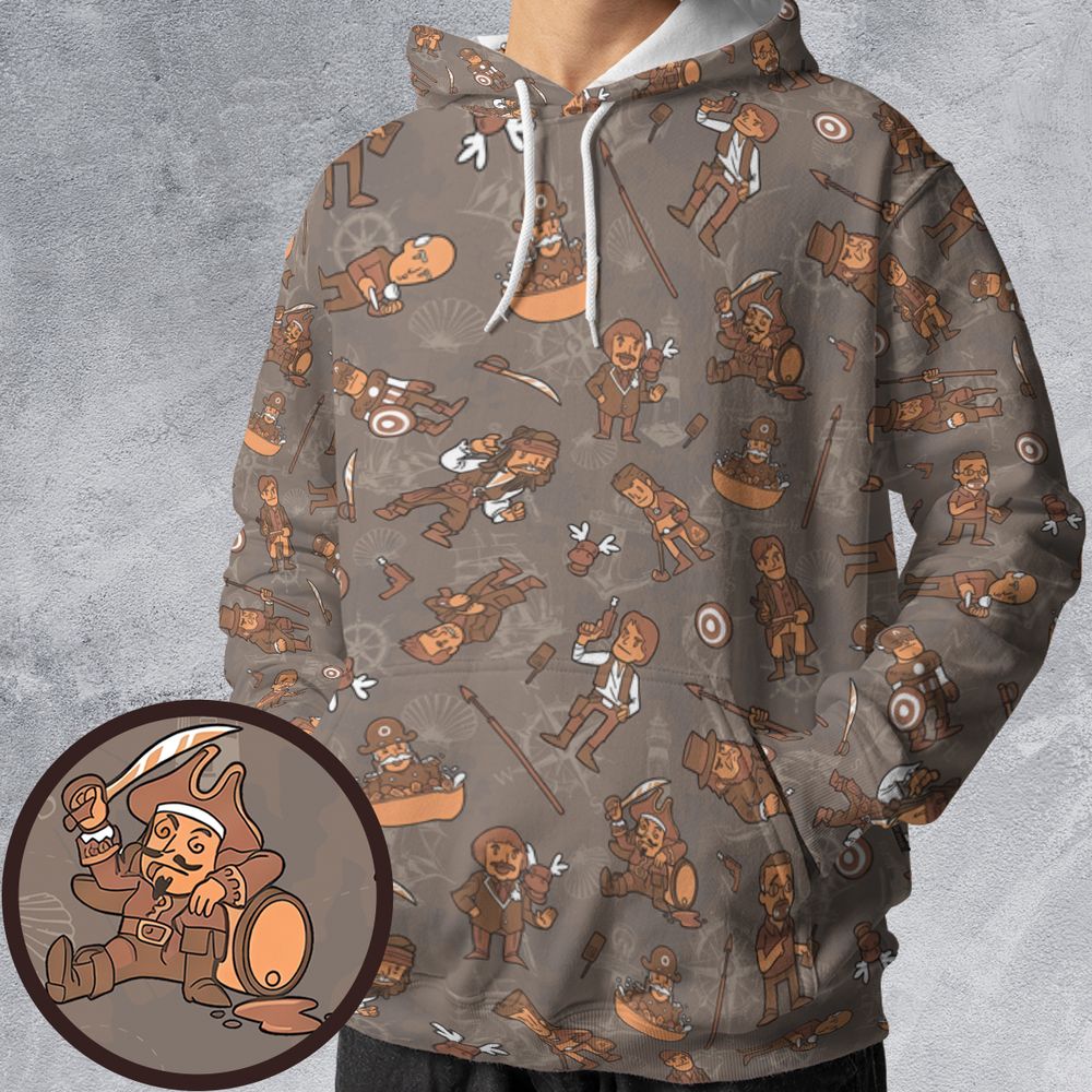 All-over Print Hoodie - BYZ4597E -  - 1