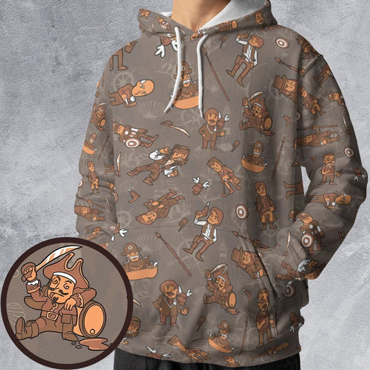 All-over Print Hoodie - BYZ4597E -  - 1