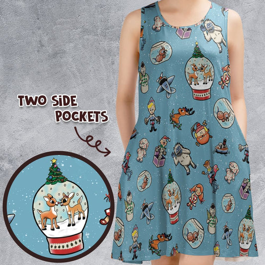 Sleeveless Dress - KA7F81BG -  - 1