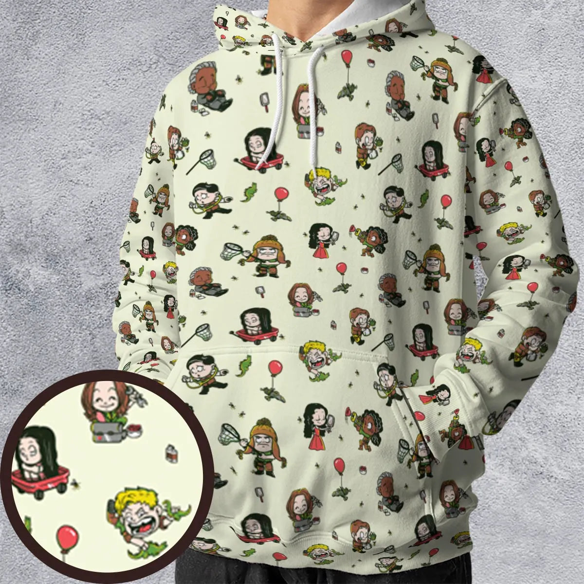 All-over Print Hoodie - W4M4ZCWP