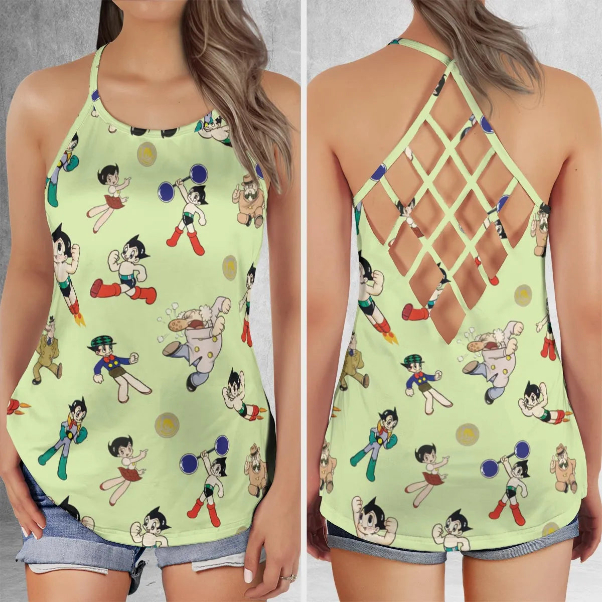 Criss Cross Tank Top - 624VLLSP