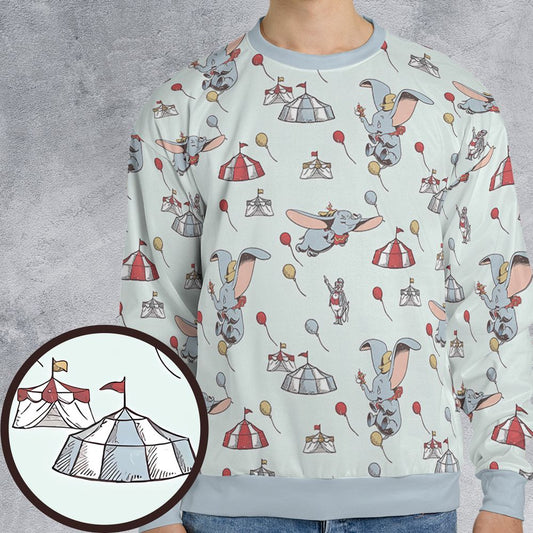 All-over Print Sweatshirt - 2AVEGZAN -  - 1