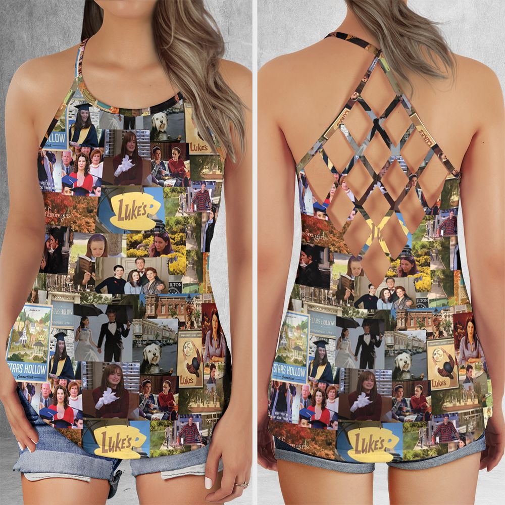 Criss Cross Tank Top - 7QEP9G2J -  - 1