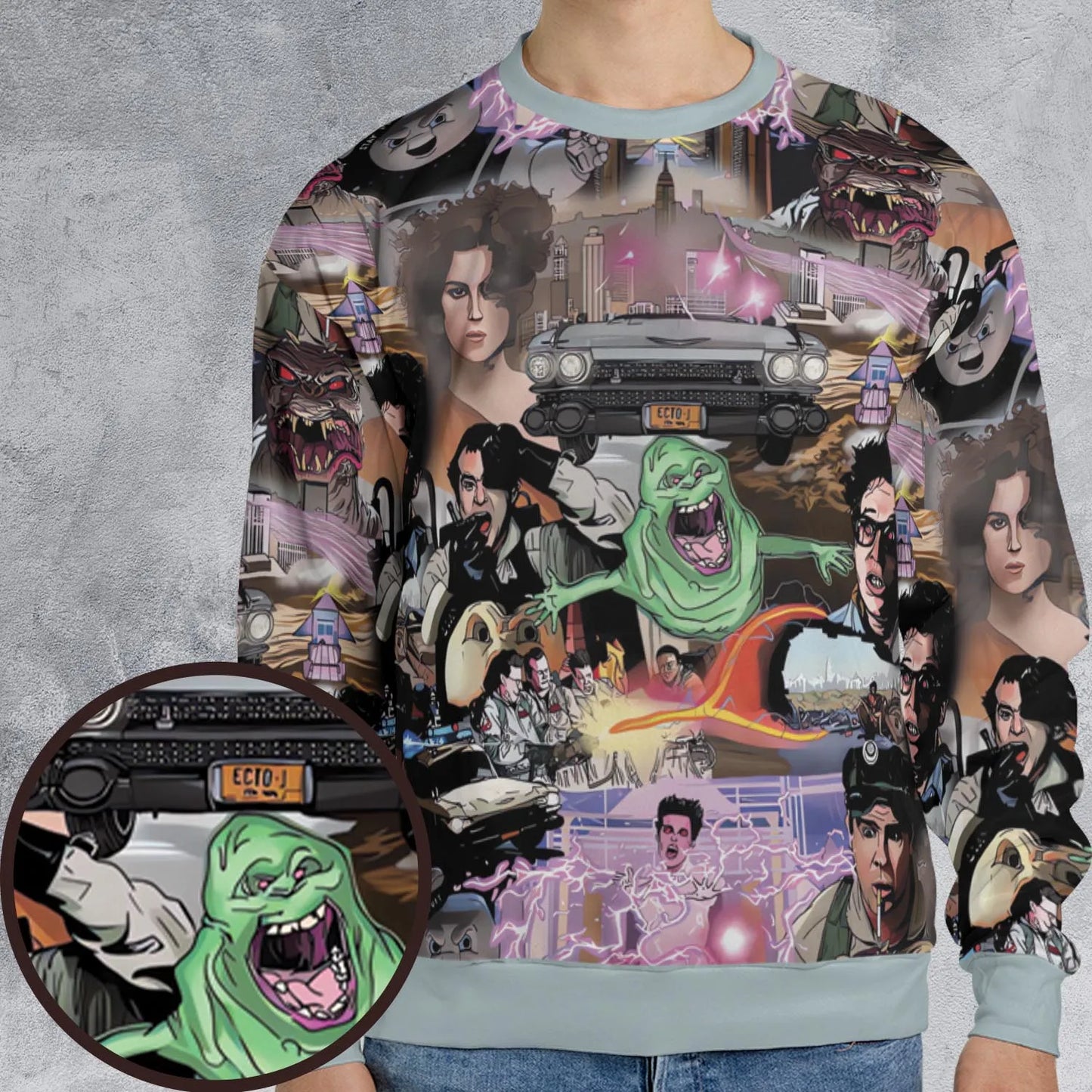 All-over Print Sweatshirt - PAPFVRXC