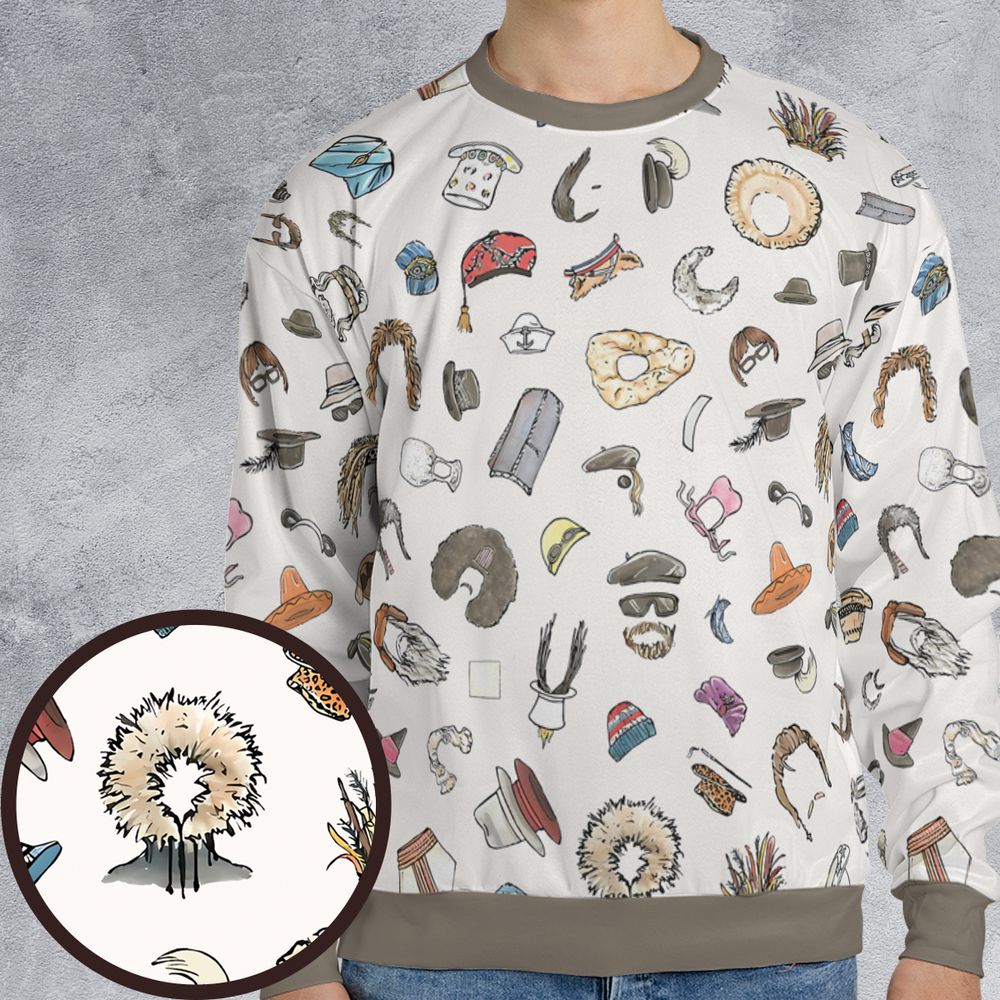All-over Print Sweatshirt - FJAA6EGK -  - 1