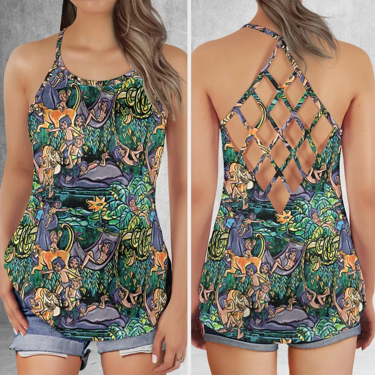 Criss Cross Tank Top - X7661YE4