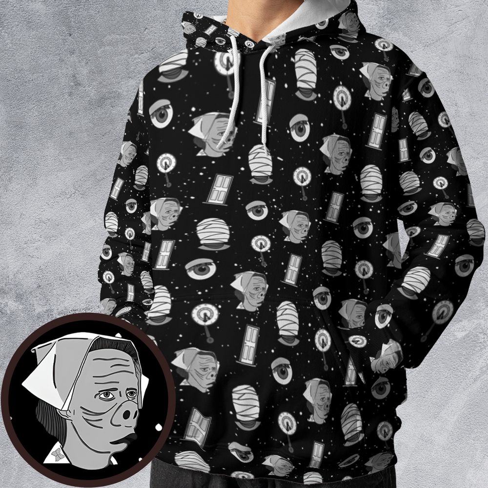 All-over Print Hoodie - 8MFFE7BX -  - 1