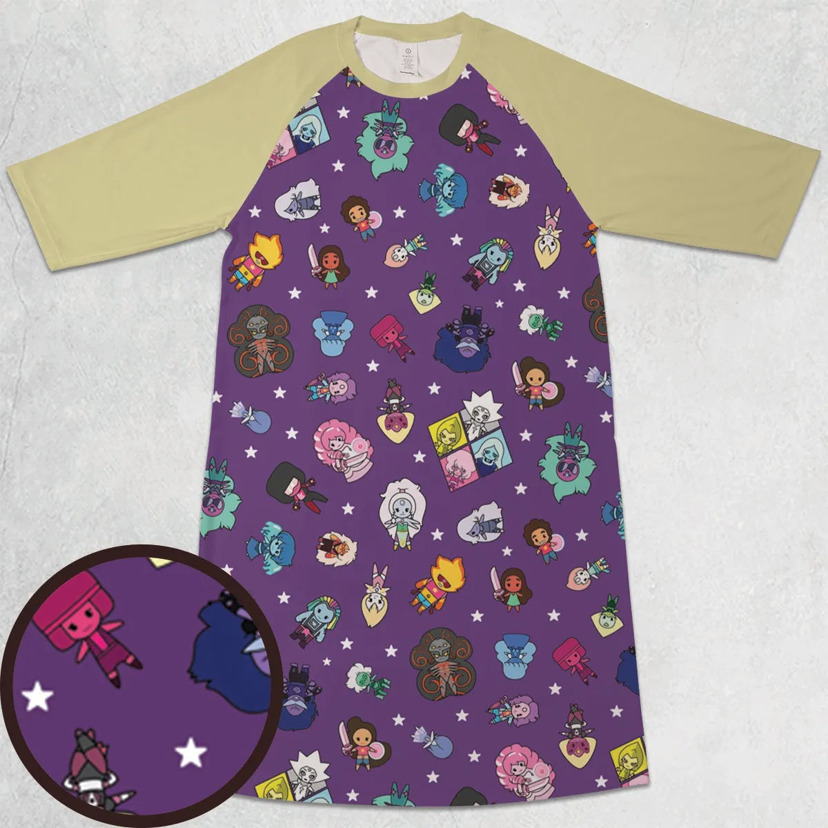3/4 Sleeve Raglan Dress - BAJXAVY9