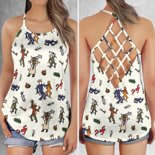 Criss Cross Tank Top - BDR7181T