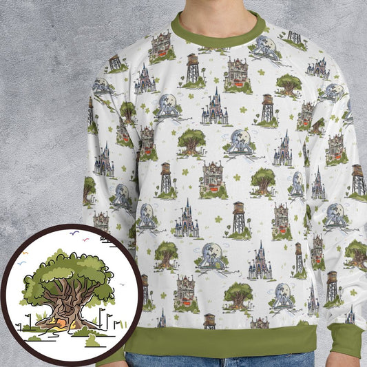 All-over Print Sweatshirt - YDXABVEX -  - 1