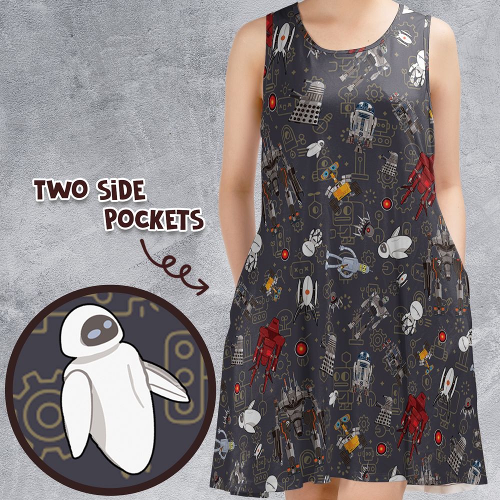 Sleeveless Dress - C724WHDZ -  - 1