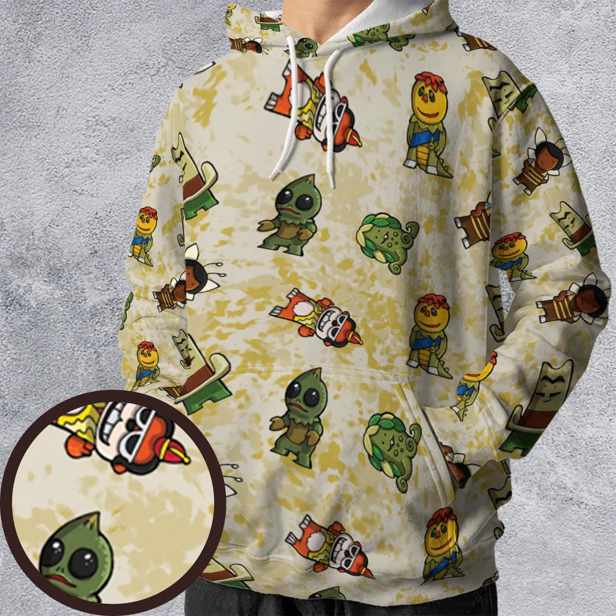 All-over Print Hoodie - GK8TQNPW