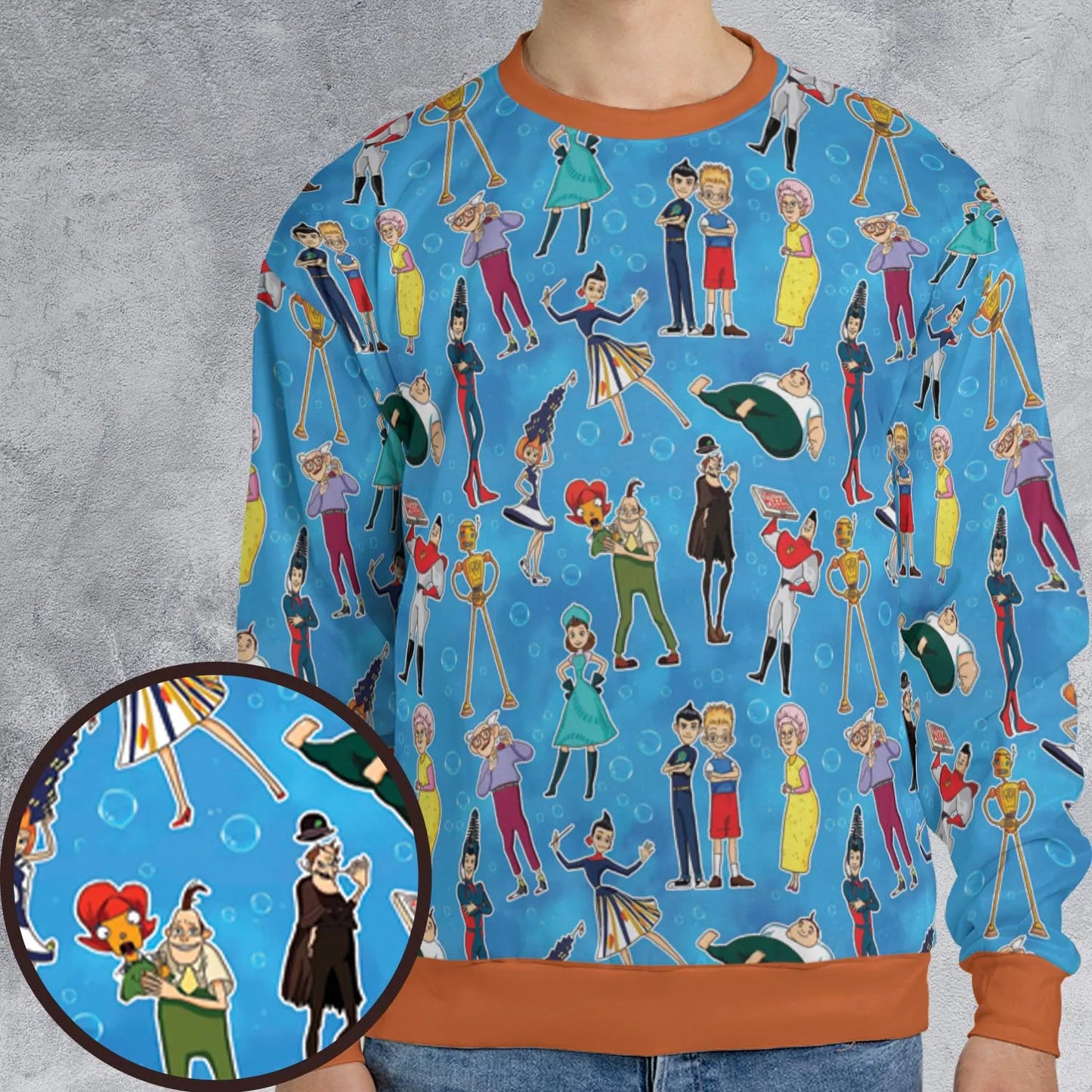 All-over Print Sweatshirt - REA82E1P