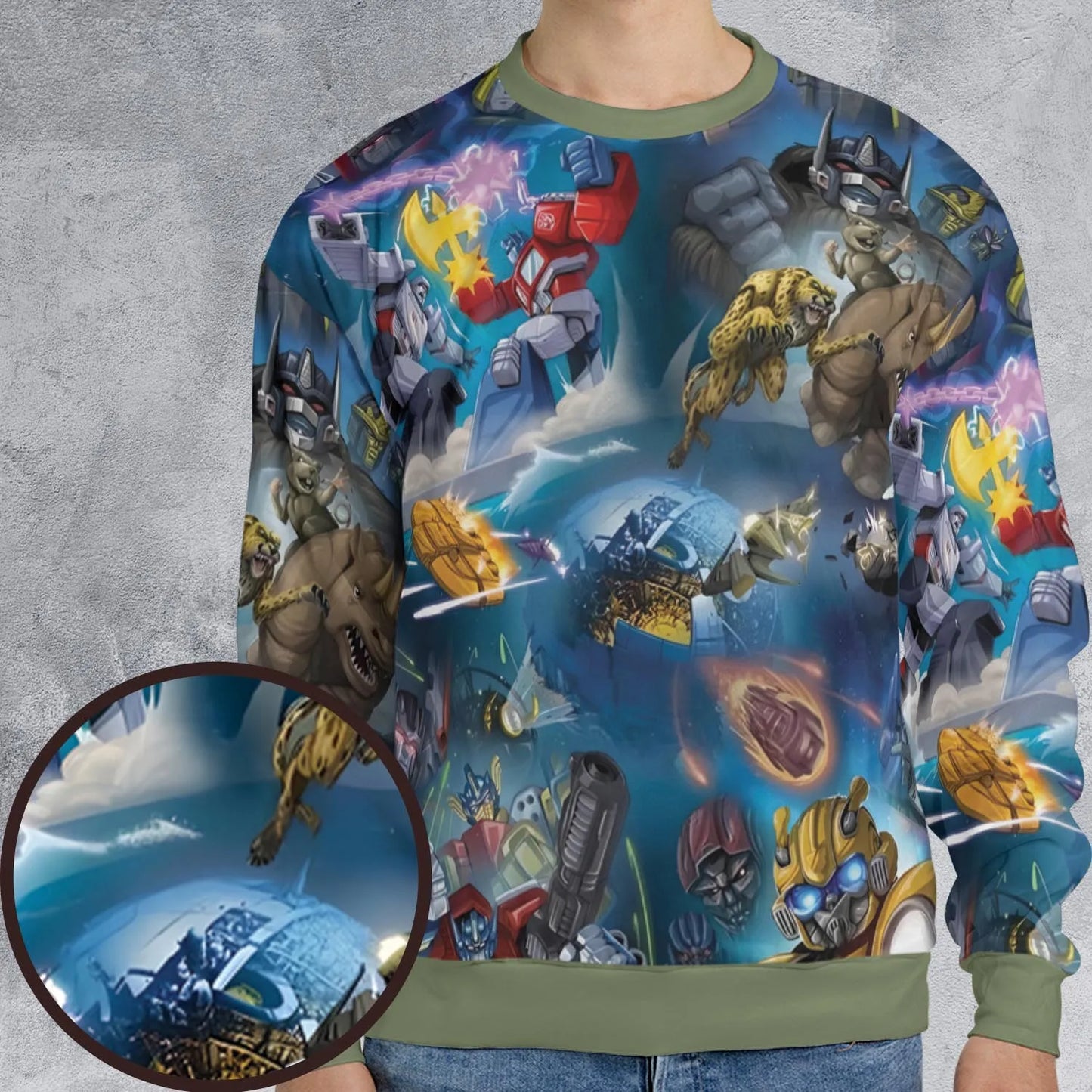 All-over Print Sweatshirt - JCTFA4RG
