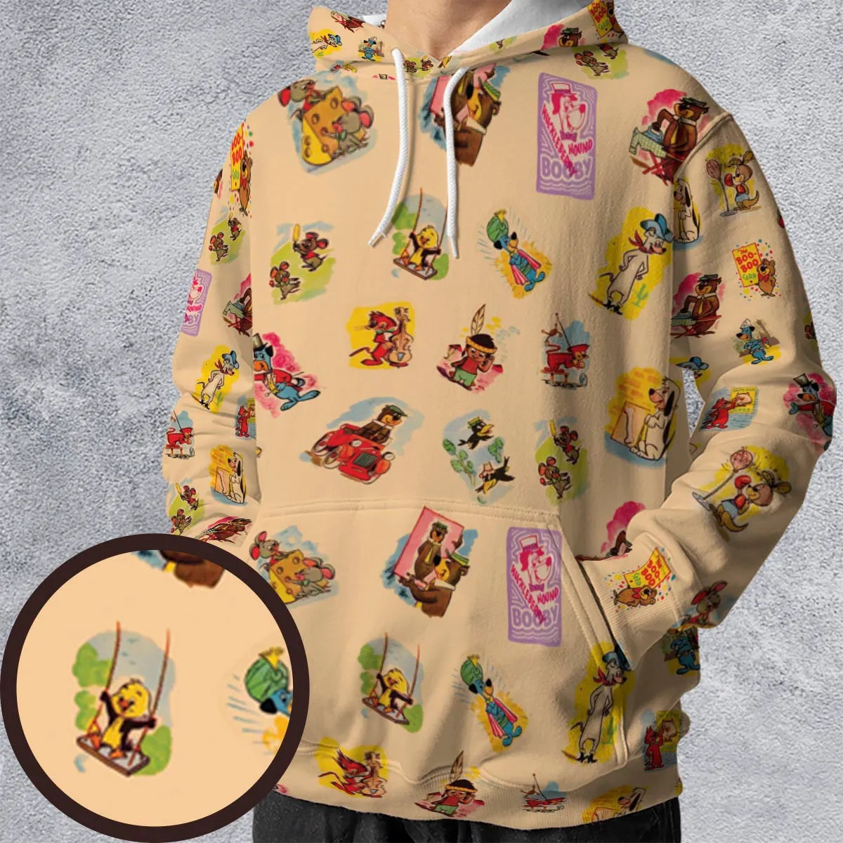 All-over Print Hoodie - 55TCTEN5