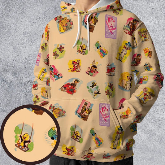 All-over Print Hoodie - 55TCTEN5