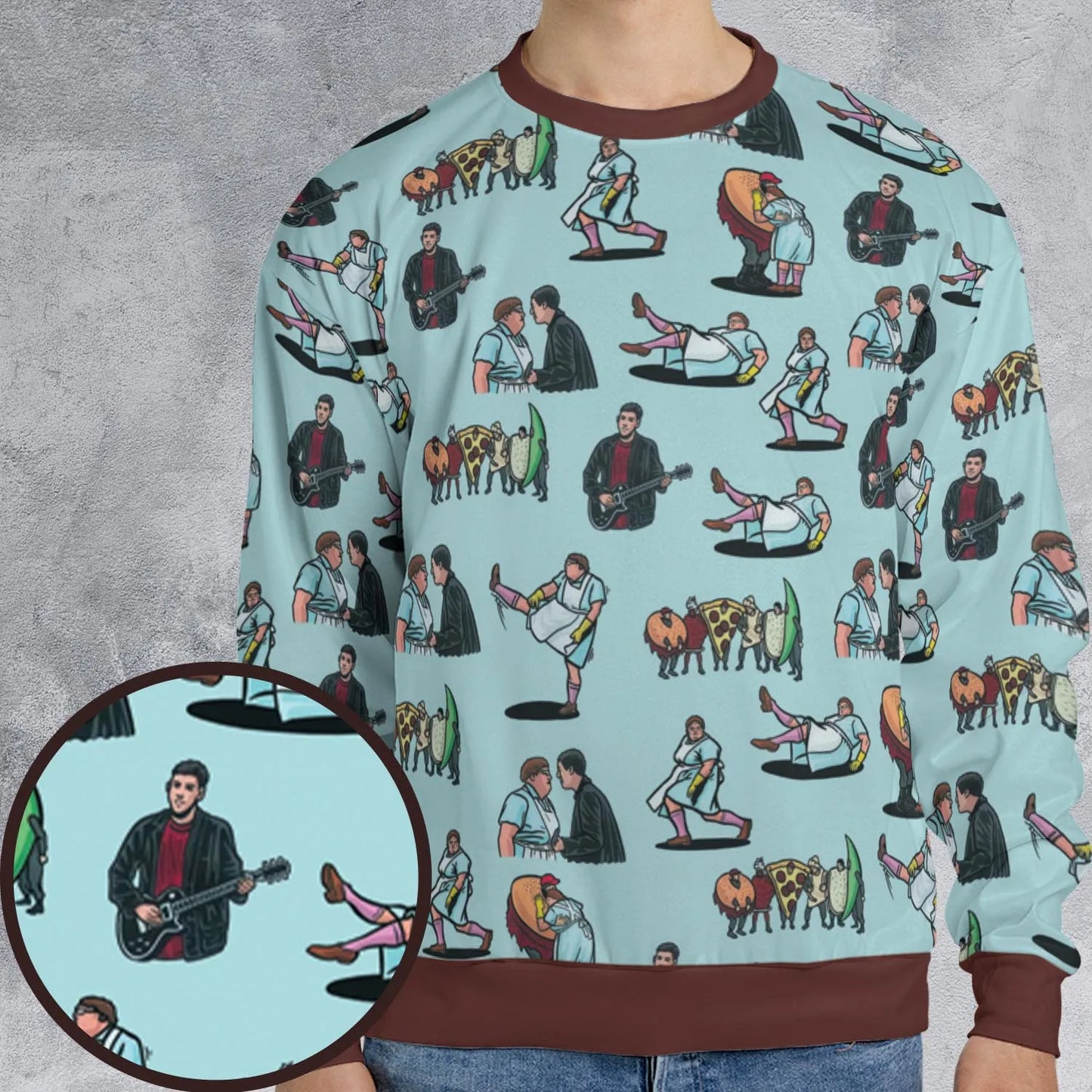 All-over Print Sweatshirt - RZ6T5BA1